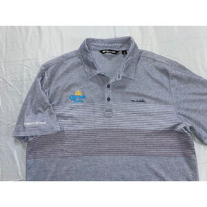 Travis Mathew Pique Polo Golf Shirt. Corona Extra, Hispanic VIP Team. XL, EUC!!